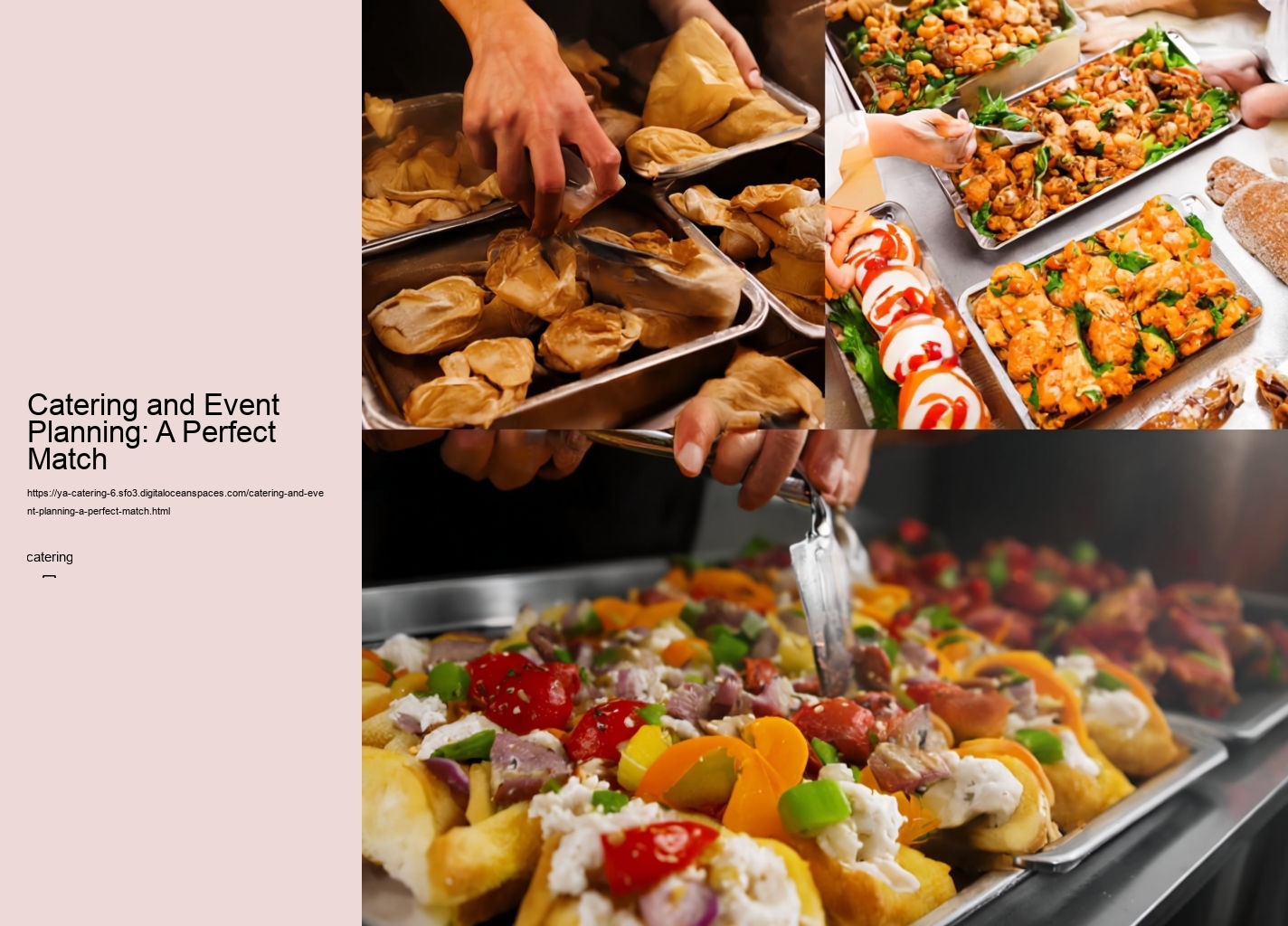 Catering and Event Planning: A Perfect Match