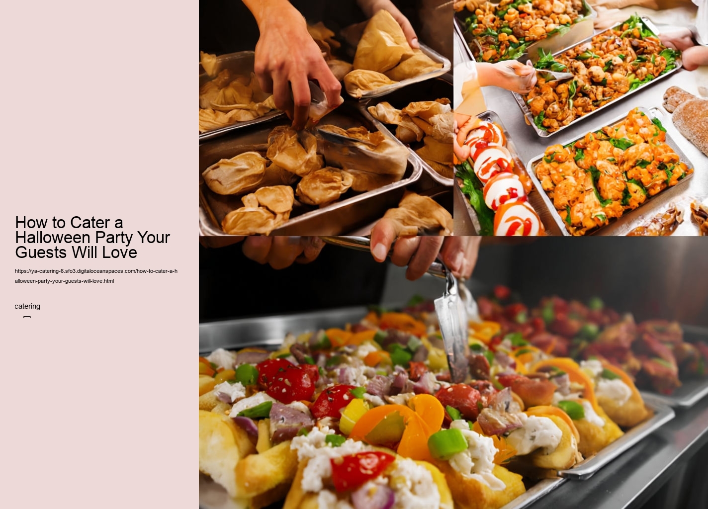 How to Cater a Halloween Party Your Guests Will Love